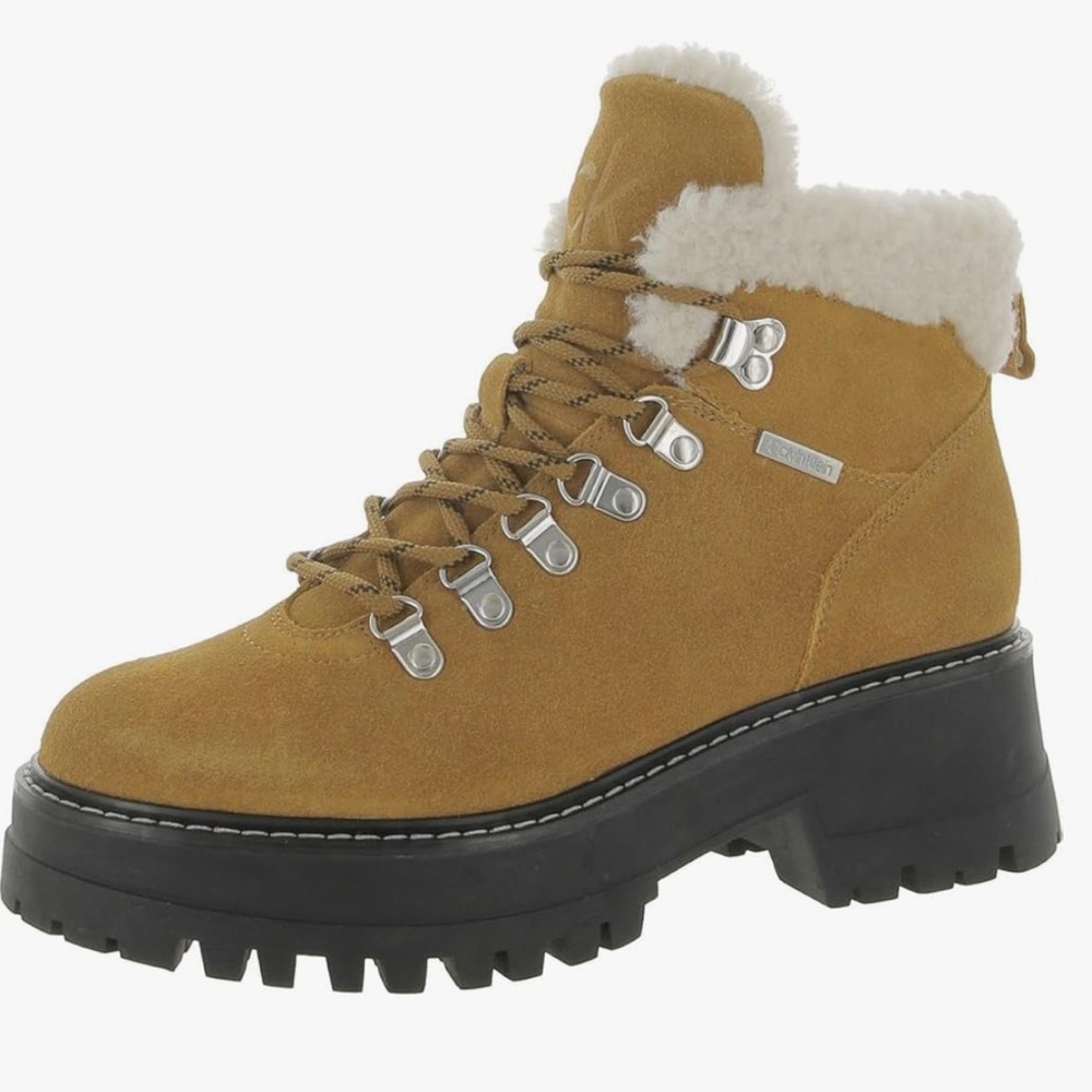 Calvin Klein Brown Kristel Boots Size 10 NIB